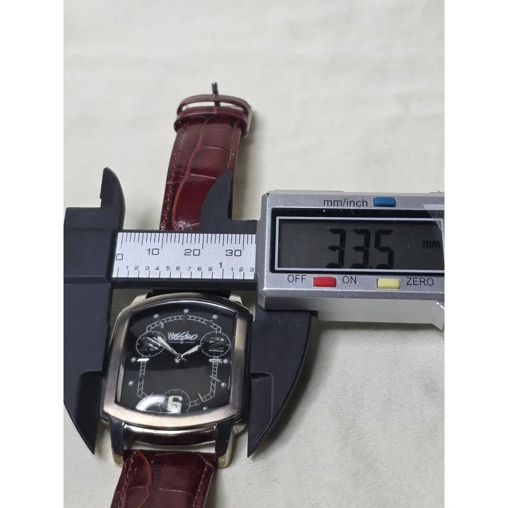 Mossimo Tonneau Quartz Dress Watch - Black Art Deco Dial - Ref.MM90215